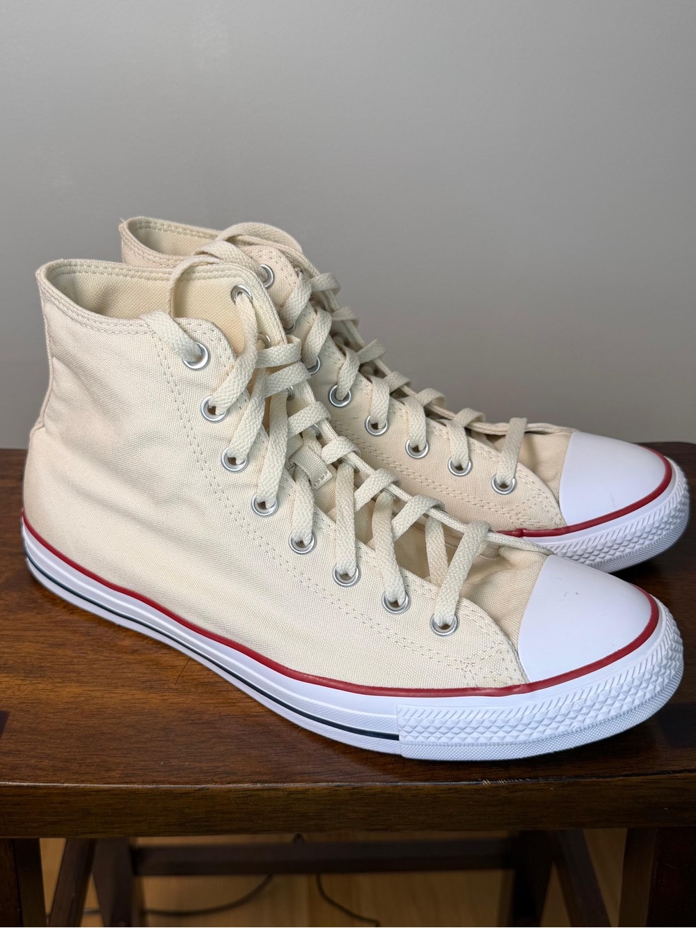 Converse Chuck Taylor All Star High Top Natural Ivory Men 10.5 Women 12.5